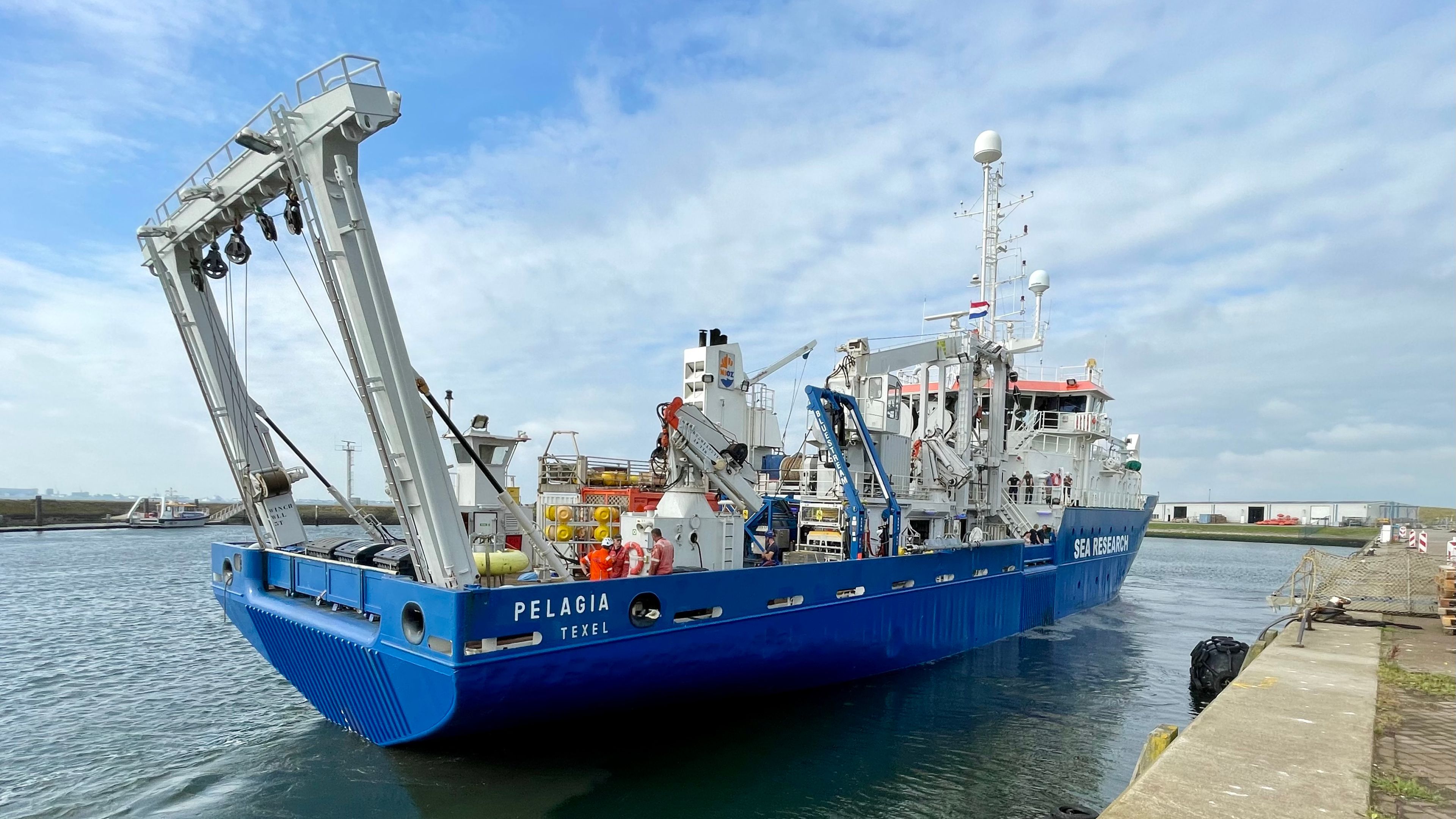 Photo of research vessel called Pelagia