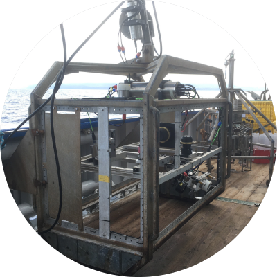 Photo of a device on a research vessel