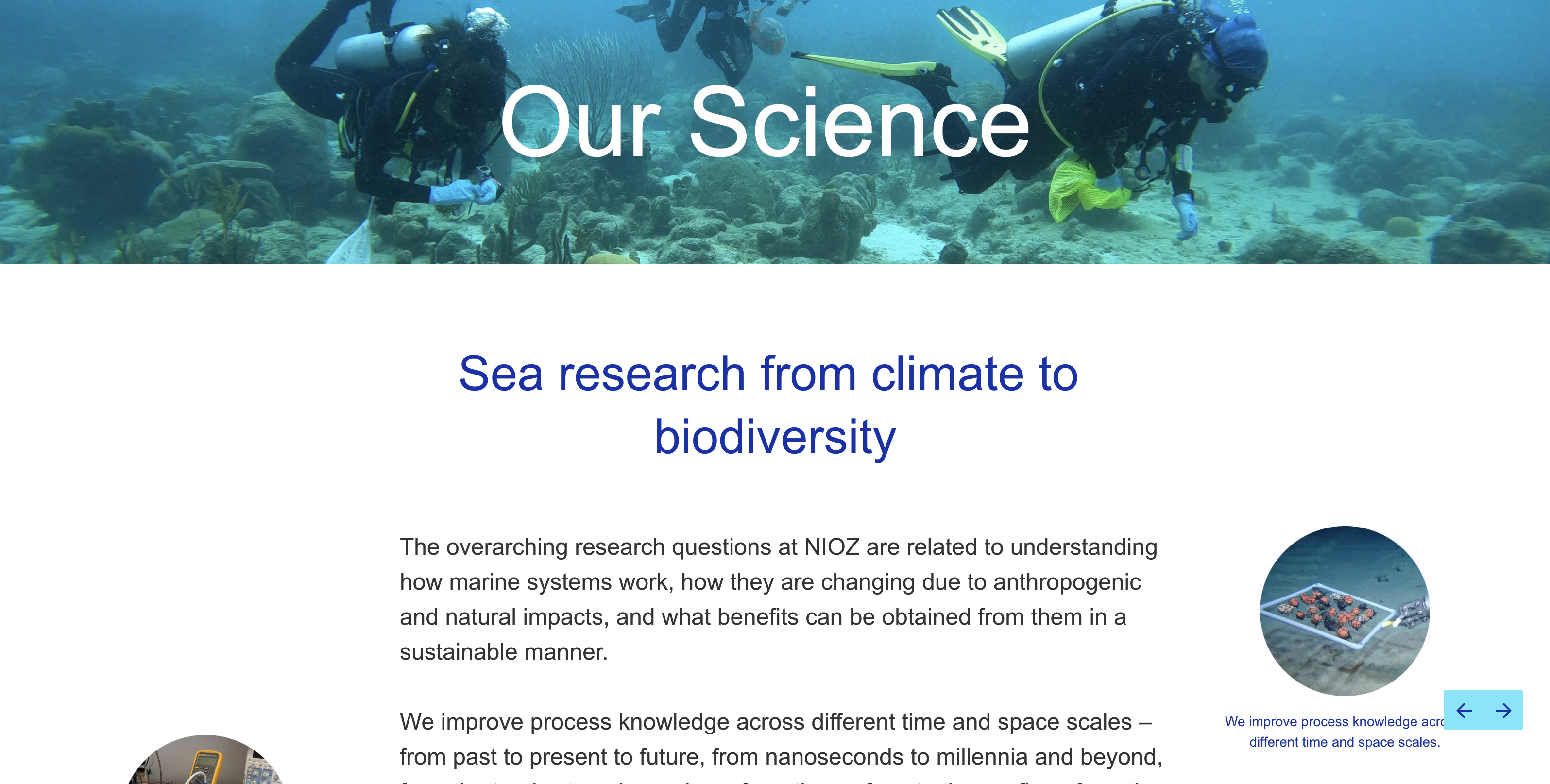 Thumbnail preview of page Our Science