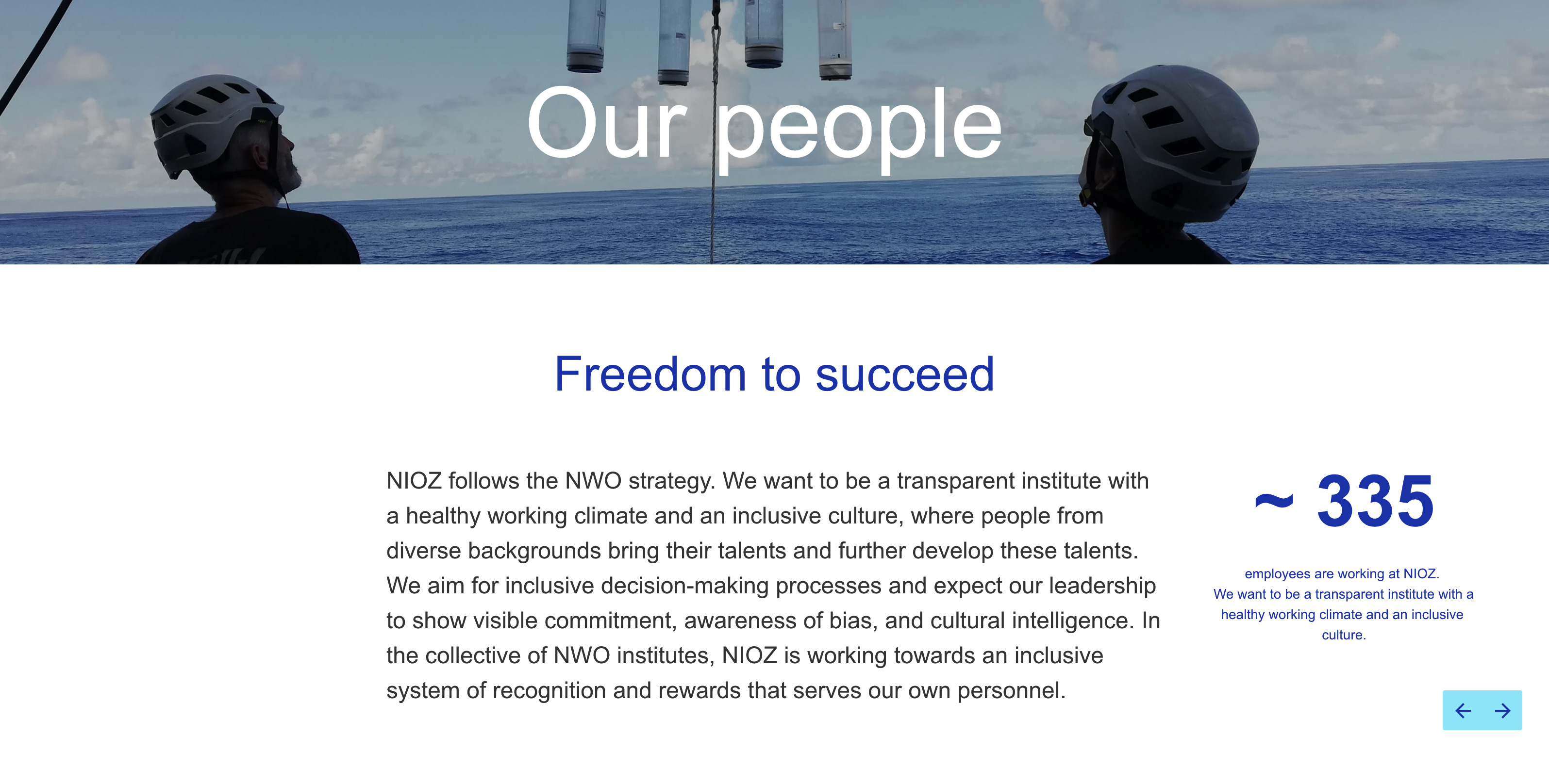 Thumbnail preview of page Our People