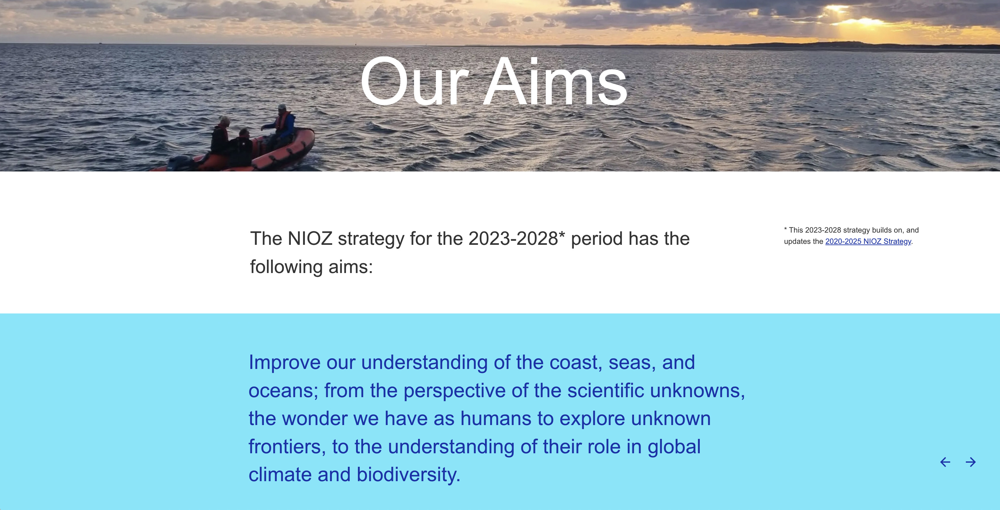 Thumbnail preview of page Our Aims